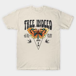 Free Indeed Boho Christian T-Shirt